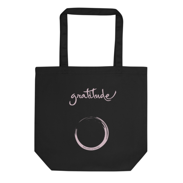An eco bag for Gratitude with inspiring secret note